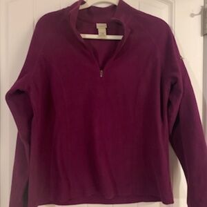 LL Bean fleece top